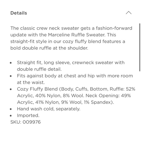 Lilly Pulitzer light orange sweater in XS. Ruffled collar and shoulders. - Picture 14 of 14